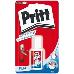 PRITT CORRECTIE FLUID 20ML OP KAART ()